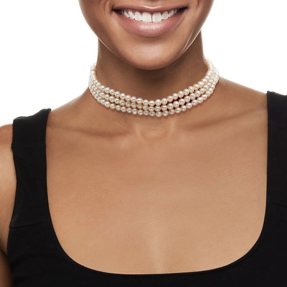 Elegant Pearl Choker Necklace - Ross Simons